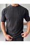 Men's Report T-Shirt Shorts and Sweatpants 3-Piece Set Wide Cut - 2