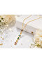 GOLD LUXE PREMIUM PENDANT DROP NECKLACE - 3