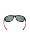 Polarized Sunglasses Black Frame Green Mirror Lens 68mm - P384GR4PV - 4