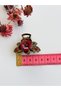 Women's Metal Buckle with Vintage Floral Detail - 2