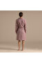 Solid Bamboo Unisex Bathrobe Ashy Rose - 7