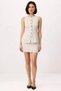 Women's Plus Size Sleeveless Striped Linen Look Vest Skirt Set 100% Cotton Lined Daily Comfortable - 4