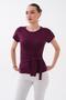 Women's Side Tie Detailed Short Sleeve Blouse 260565 - - 4