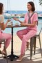 Women's Relaxed Cut Short Sleeve Bat Sleeve Crew Neck 100% Cotton Knitted Set Casual Daily Modern - 3