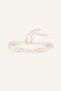 Women's Faux Leather Macrame Knitted Beige Dress Belt H9052Axns