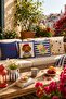 Pop Art Dog Theme Patterned 4-Piece Throw Pillow Cover Set - 2