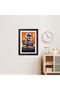 Alayra Daniel Ricciardo Poster Formula One Racer Painting Poster Framed Painting with a Black Frame - 3