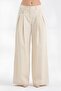 Women's Front Pleated Detailed Design Palazzo Trousers