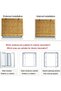 FFD Natural Bamboo & Reed Roll Up Blinds – Heat Insulation, UV Protection Sun Shades with Roller Accessories – Privacy Partition Curtain for Home, Villa, Balcony, Garden, Restaurant, Cafe, Teahouse - 4