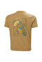 Massıf Graphic T-Shirt Men's Brown T-Shirt - 2