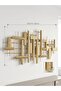 تحفه الجدار الفاخره ذات التصميم الهندسي بلمسات عصريه لمنزل انيق - 2