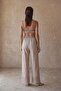 Vegan Silk Satin Four-Piece Bridal Dowry Set - Lx.26251 Neutral - 5