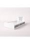 Beta 90x200 Bed W/Built In Side Storage | Wooden Single Bed Frame L205.5xW100.5xH90cm - White - 4