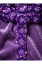 Purple Shiny Bead Embroidered Ribbon Flower 1 Meter Gift Decoration Jewelry Buckle Material - 3