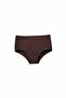 Women's Laundry Cotton Solid Color High Waist Wide Waistband Bato Panties 4-Pack - 3