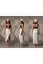 Muslin Mikonos Pareo Skirt Dress Three in One Beach Swimwear Bikini Top - 3
