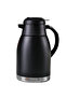 Double Layer Stainless Steel 2 Liter Thermos Black & White (Tea Coffee Picnic Camping Outdoor Office Hotel Cafe School) - 2