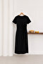 Women's Efil Efil Modal Fabric Side Tie Detailed Midi Dress