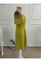 Women's off-the-shoulder v-neck short modal dress - 5