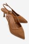 Uvien Tan Suede Women's Heeled Shoes