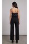 Women's Stone-Embellished Black Loose-Leg Pants - 2