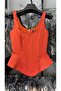Black Corset Style Stylish Blouse - 2