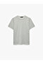 Regular Fit Short Sleeve Cotton Color Contrast Crew Neck T-Shirt - 5