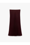 تنورة ميدي من قماش الكريب الناعم المطوي - 6