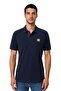 Ar-Ma Men's Polo Collar T-Shirt Unprinted Basic Regular Fit Double Collar Combed Cotton Pique Y31374358002 Navy Blue