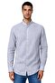 Ar-Ma Men's Shirt Basic Plain Button Closure Without Pockets Long Sleeve Judge Collar Shirt Regular Fit Y31