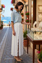 Women's Beachwear Viscose Maxi Skirt Slit A-Line Cutout Unlined Stylish Comfortable Summer Collection Daily - 2