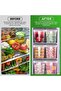 3PCS Food Storage Container with Lids, Stackable Refrigerator Organizer Bins, BPA-Free for Fruits Vegetables, Freezer Safe Boxes, Transparent,30 * 14 * 14cm - 6