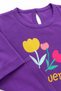 Baby Girl Floral Printed Casual Short Sleeve Summer T-Shirt - 3