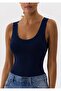 Women's Slim Fit Cotton Lycra Sleeveless U-Neck Undershirt - 8