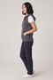 Women's Premium 100% Cotton 3 Yarn Hooded Zero Sleeve Cardigan and Short Sleeve T-Shirt Set - 3