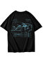 Unisex Oversize Formula Racing Car T-Shirt Black