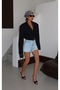 Women's Ripped Style Denim Jeans Shorts - 7