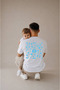 Father's Day Gift, Father-Child Combination, 100% Cotton Oversize T-Shirt