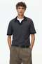Regular Fit Linen-blend polo shirt