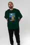 For Dog Lovers Green Oversize T-Shirt with 6 Pre-Printed Dog Images 100% Cotton Unisex Dog Lover Premium Design - 7