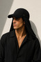 Black Legionary Hat Uv Protection Summer Unisex with Back Closure - 6