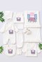 Baby Girl Mediterranean Themed Embroidery Luxury 10-Piece Hospital Discharge Set 100% Cotton Newborn Baby Stl7218