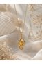 Zodiac Scorpio Steel Necklace (Gold Color) - 4
