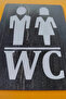 Wc Women's and Men's Direction Sign - Rebap - 4