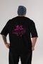 Deadlift 2 Oversize Back Printed Black T-Shirt 100% Cotton Streetwear Premium Comfortable Fit - 2