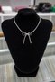 Women's Elegant Bow Design 40+5 cm Tarnish Resistant Steel Necklace Silver Color 1075 - 4