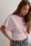 Women's Pink Waist-Fitted Wide-Sleeve Viscose Blouse (4710) - 3