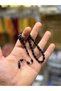 Capsule Black Color Crimped Amber Ankle Length Prayer Beads - 2