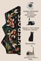 Sdt Traditional Patterned Keep Off Written Modern Woven Base Decorative Carpet Sdtamor2075 - 5