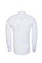 Men's White Classic Collar Tuxedo Shirt - Black Button-Down Set with Bow Tie and Cufflinks - 4